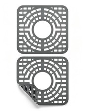 Silicone Sink Protector for Kitchen Sink, 12"x11" Center Drain
