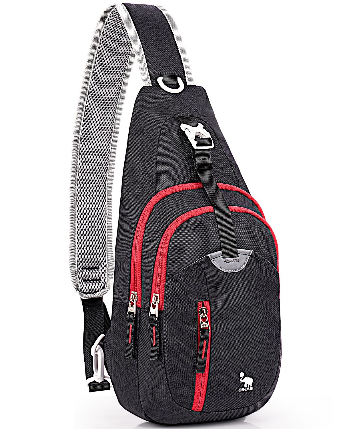 Bolso Bandolera OIWAS Hombres, Viaje Senderismo Pecho Mochila para Mujer Uno...