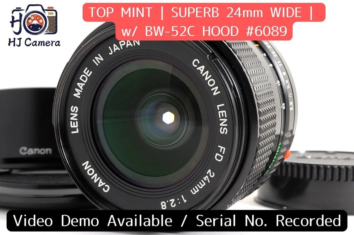 Canon FD f/2.8 Camera Lenses 24mm Focal for sale | eBay