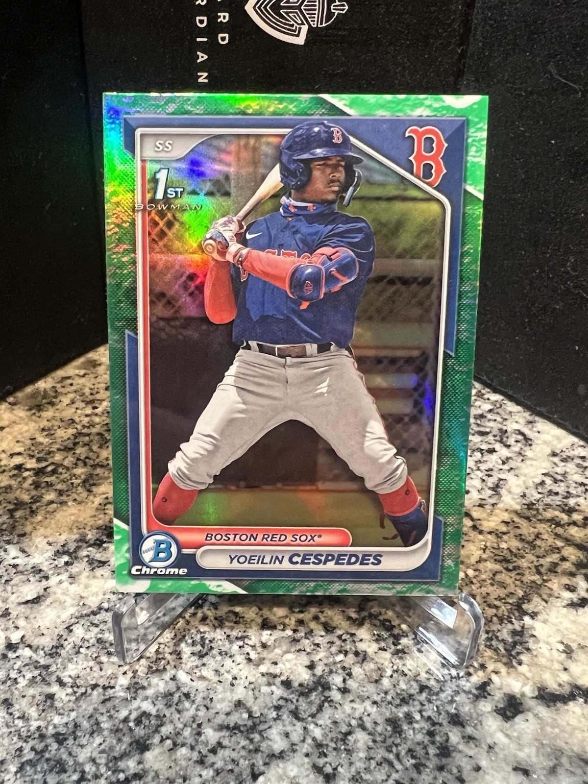2024 Bowman - Chrome 1st Yoeilin Cespedes #BCP-139 Lunar Glow Refractor (RC)