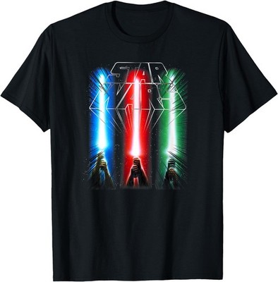 Star Wars Classic Epic Lightsabers Jedi Force Logo T-Shirt