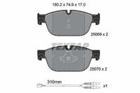 Textar Bremsbelagsatz Scheibenbremse Q+ 2506901 FüR 508 407 Peugeot C5 C6 SW 1 3