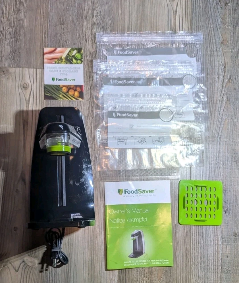 FoodSaver Fresh Food Preservation System - FM1100 Bags And Manuel Tested Black
Opens in a new window