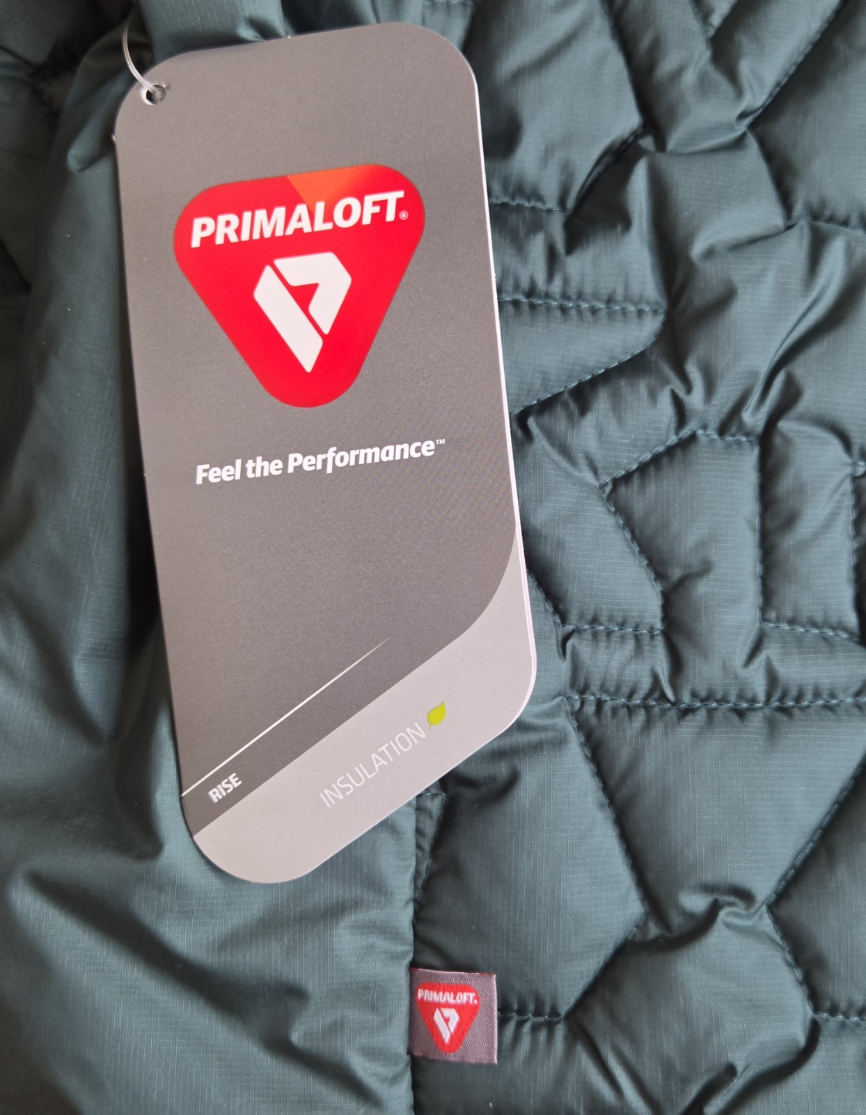 adidas Terrex Xperior PrimaLoft Insulated Hooded Jacket Green Mens Medium JL9744 image 9
