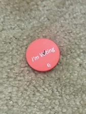 Glossier “I’m Voting” Pin