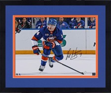 Framed Bo Horvat New York Islanders Signed 16