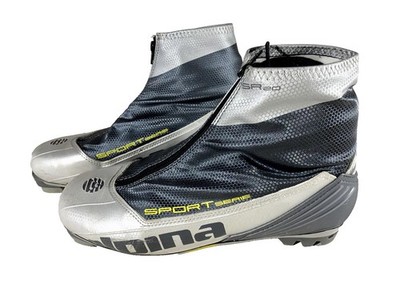 Alpina SR20 Classic Nordic Cross Country Ski Boots Size EU44 US10.5 for NNN 1043