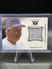 2021 Sportkings Volume 2 - Single Memorabilia Walter Alston #SM-WA Black (MEM)