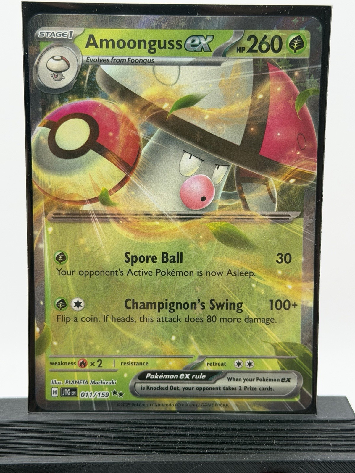 Amoonguss Ex 11/159 Journey Together Pokemon 1242