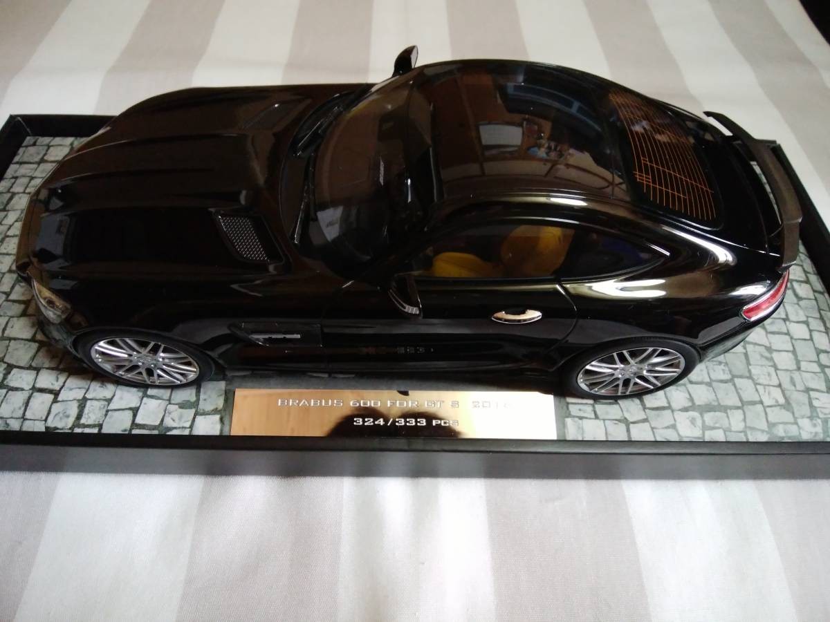 Minichamps Brabus 600 For Gt S 2016 Black 1/18 Size | eBay