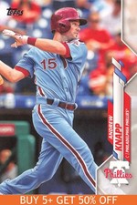 2020 Topps #662 Andrew Knapp Philadelphia Phillies Baseball