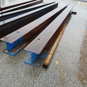 Steel H-Beam 240" L x 12" W x 13" H x 1" Flange, 0.600" Web - USED