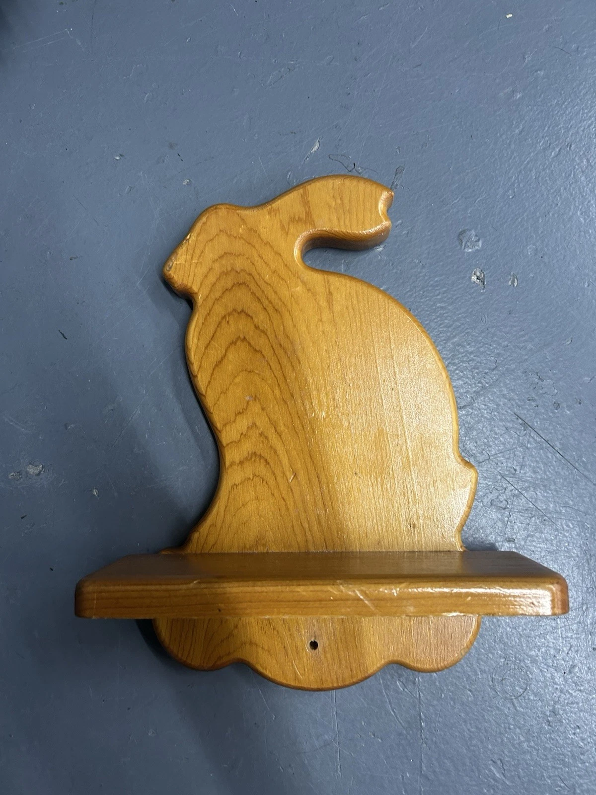 Wooden Bunny Shelf