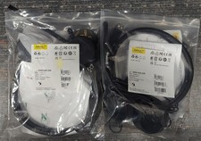 Lot of 2 Jabra GN HSC016 Evolve 20 USB Dual Headset With Mic And Controls Tested