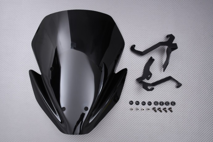 Saute-vent CFMOTO 450NK pare-brise noir pour vos trajets urbains et routiers daily