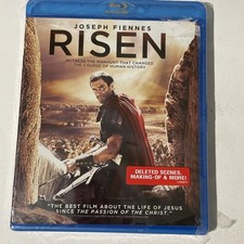 Risen Blu-ray Joseph Fiennes Widescreen Deleted Scenes Commentary NEW