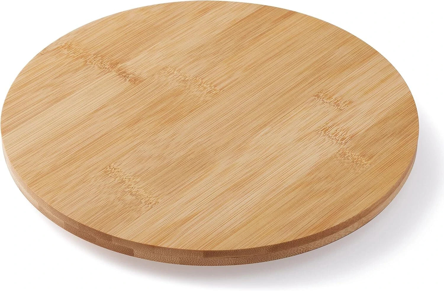 10 Inch Bamboo Lazy Susan Organizer Turntable For Kitchen Cabinet Table Refriger