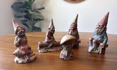 Tom Clark Vintage Signed & Dated Misc Gnomes ~ Lot Of 5 ~