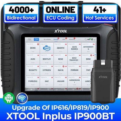 2025 XTOOL IP900BT Coding Diagnostic Tool Bidirectional Scanner Key Programmer