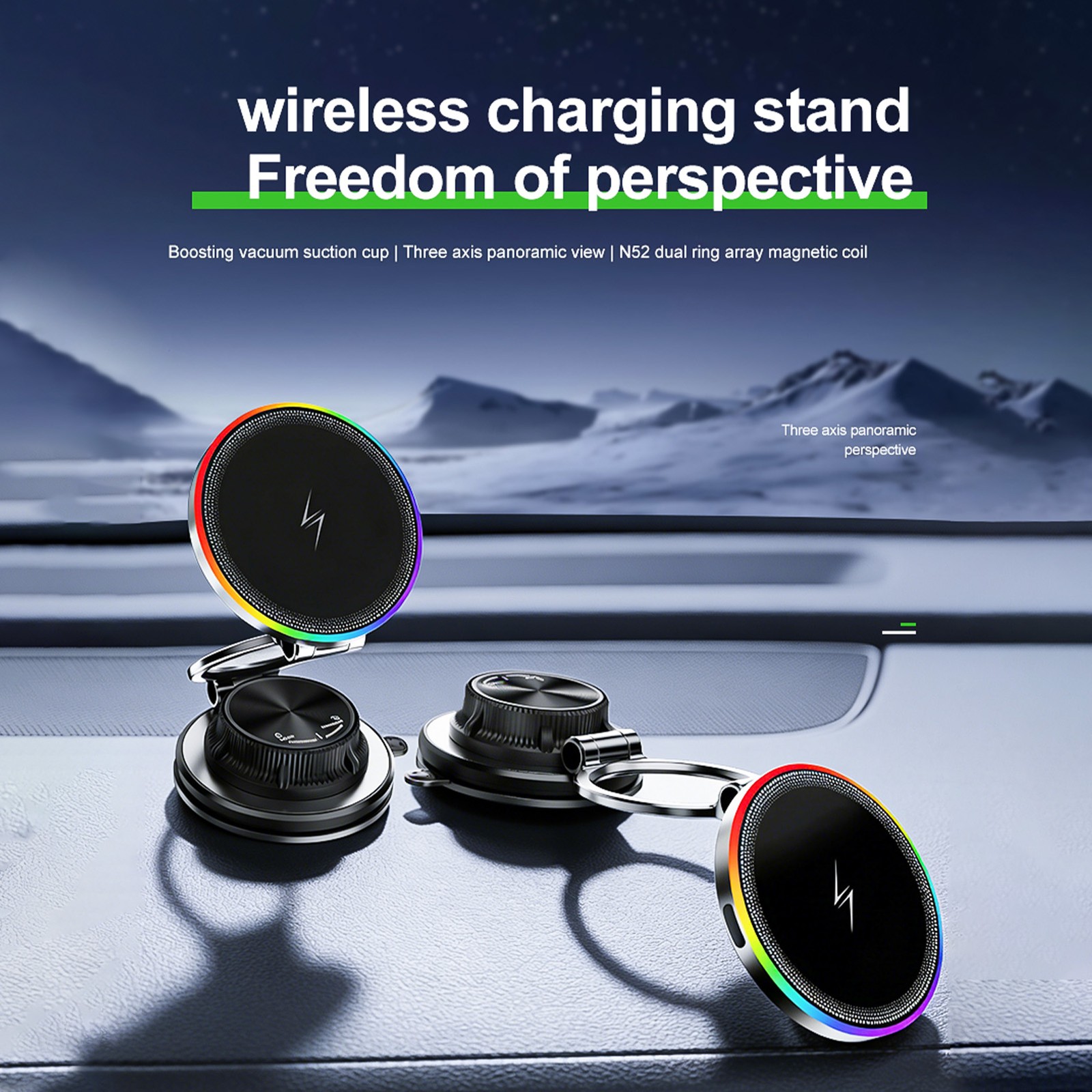 15W Fast Charging Magnetic Wireless Car Phone Holder Recommended