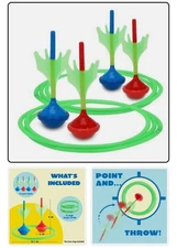 Glow In The Dark Lawn Darts Game Set for Kids and Adult Outdoor Lawn Games NEW