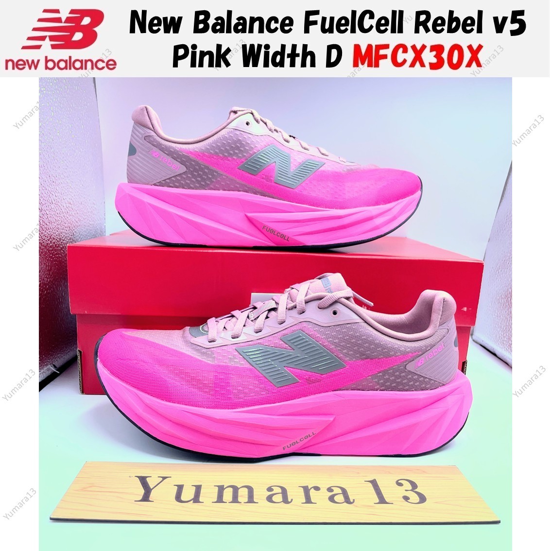 New Balance FuelCell Rebel v5 Pink Width D MFCX30X Men's Size | eBay