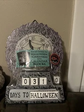 Nightmare Before Christmas X-Mas&Halloween Countdown Calendar 9” Disney Licensed