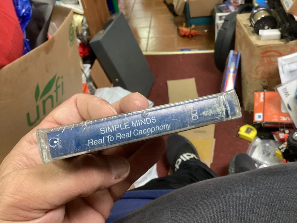 Simple Minds Real To Real Cacophony Cassette Tape Post Punk New Wave US Virgin - Image 3 of 3