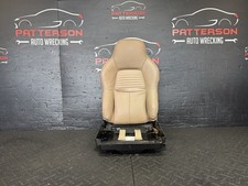 95-96 Chevy Corvette Front Driver Upper Seat Backing Back Tan Leather 95-96 Chevy Corvette Front Driver Upper Seat Backing Back Tan Leather