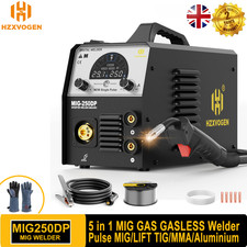 5 in 1 Pulse MIG Welder 250Amp MMA TIG Gas Gasless MIG Inverter Welding Machine