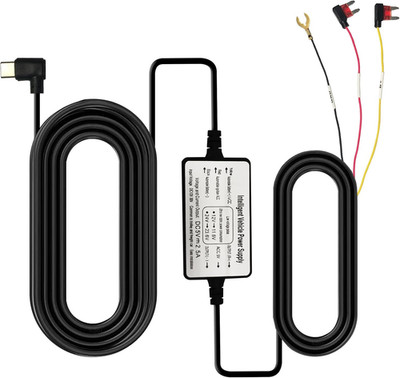USB C Dash Cam Hardwire Kit, 12V 24V Auf 5V 2,5A Stromkabel Für Autokamera Ladeg