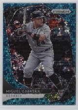 2020 Panini Prizm Tier II Quick Pitch Teal Donut Circle 2/15 Miguel Cabrera b4d