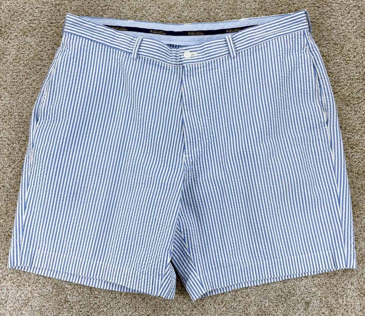 Brooks Brothers St. Andrews Short de golf chino uni à devant