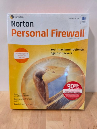 Firewall personale Norton vintage per software CD Macintosh OS prezzo ebay