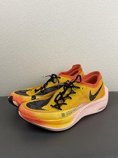 Nike ZoomX Vaporfly Next% 2 Shoes Mens Size 12 Yellow Orange Running DO2408-739