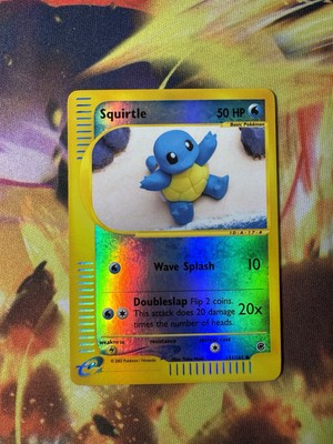 Squirtle 131/165 Expedition Base Set Reverse Holo