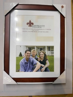 lawrence frames 13x11 Fits 2-5x7 Photos Brand New!