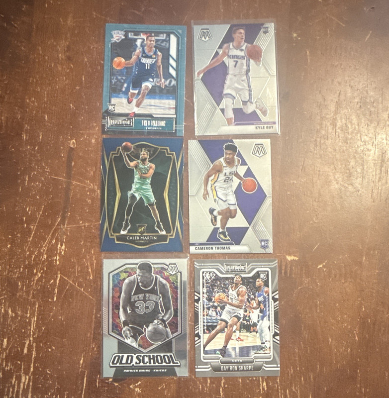 Panini NBA Basketball 24 Card Lot rookies Prizm/Select/Mosaic/Donruss + more 
