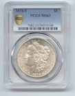 1878-S Morgan Silver Dollar, PCGS TrueView, MS-63