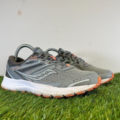 Saucony Turnschuhe Größe 7 Damen grau Cohesion 13 sportliche Walking-Laufschuhe