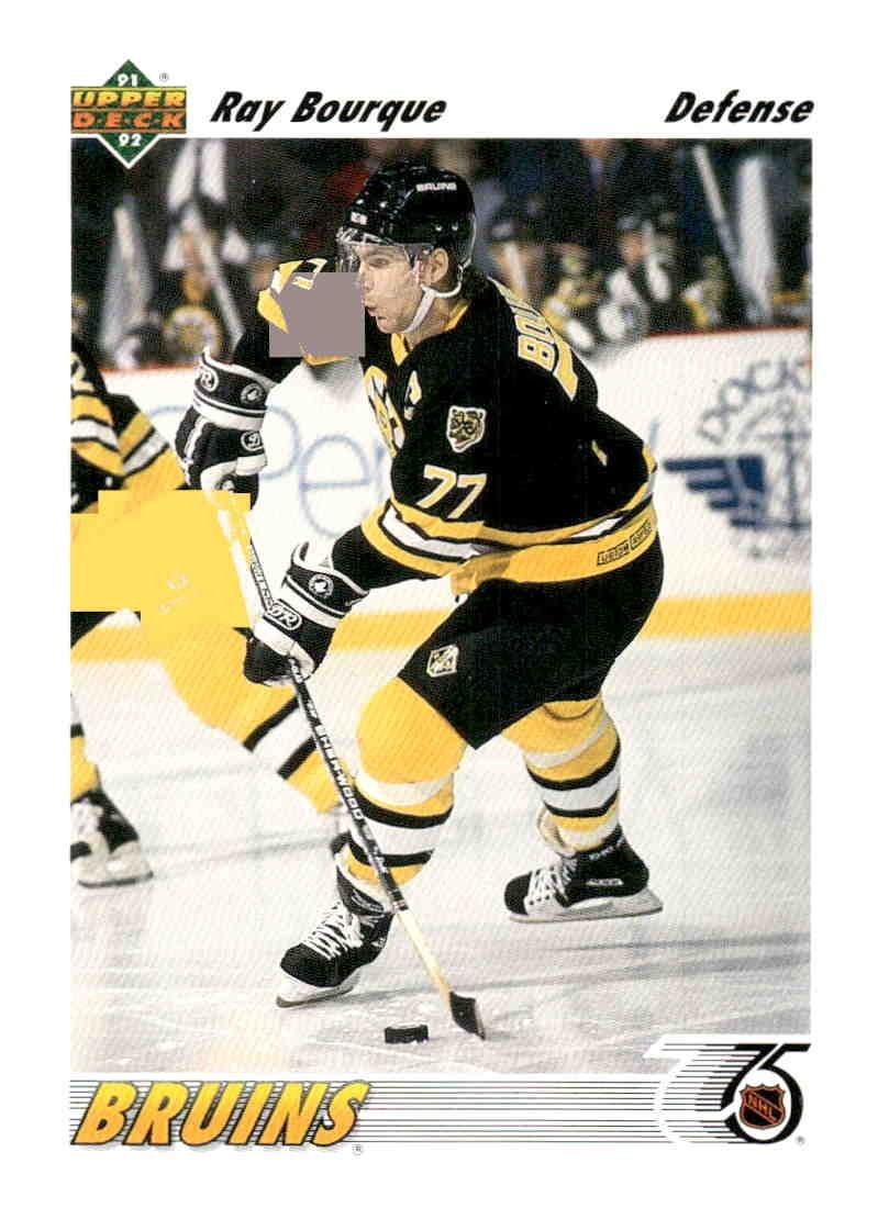 1991-92 Upper Deck French #255 Ray Bourque