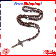 Handmade Wooden Catholic Rosaries Rosary Necklace From Bethlehem Olive Wood