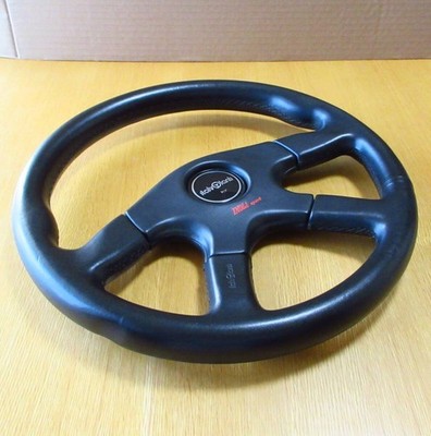 italvolanti IMOLA sport Leather Steering Wheel 360mm Black JDM R32