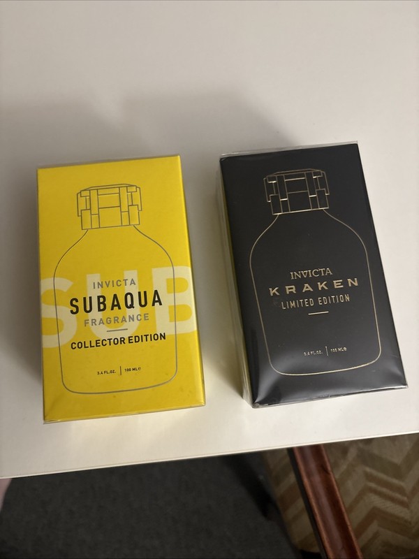 Set Of Two Invicta  Limited Edition And Collector cologne for men