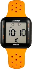 Armitron 40/8417BOR, Chronograph, Alarm, Date, 50 Meter WR,Orange Silicone Strap