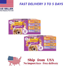 2 PACK Friskies Poultry Adult Cat Wet Food - Variety Pack, 5.5 oz, 32 CT