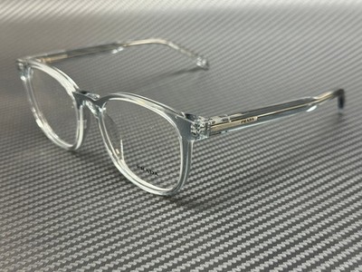 PRADA PR A15V 19T1O1 Transparent Azure Men's 52 mm Eyeglasses