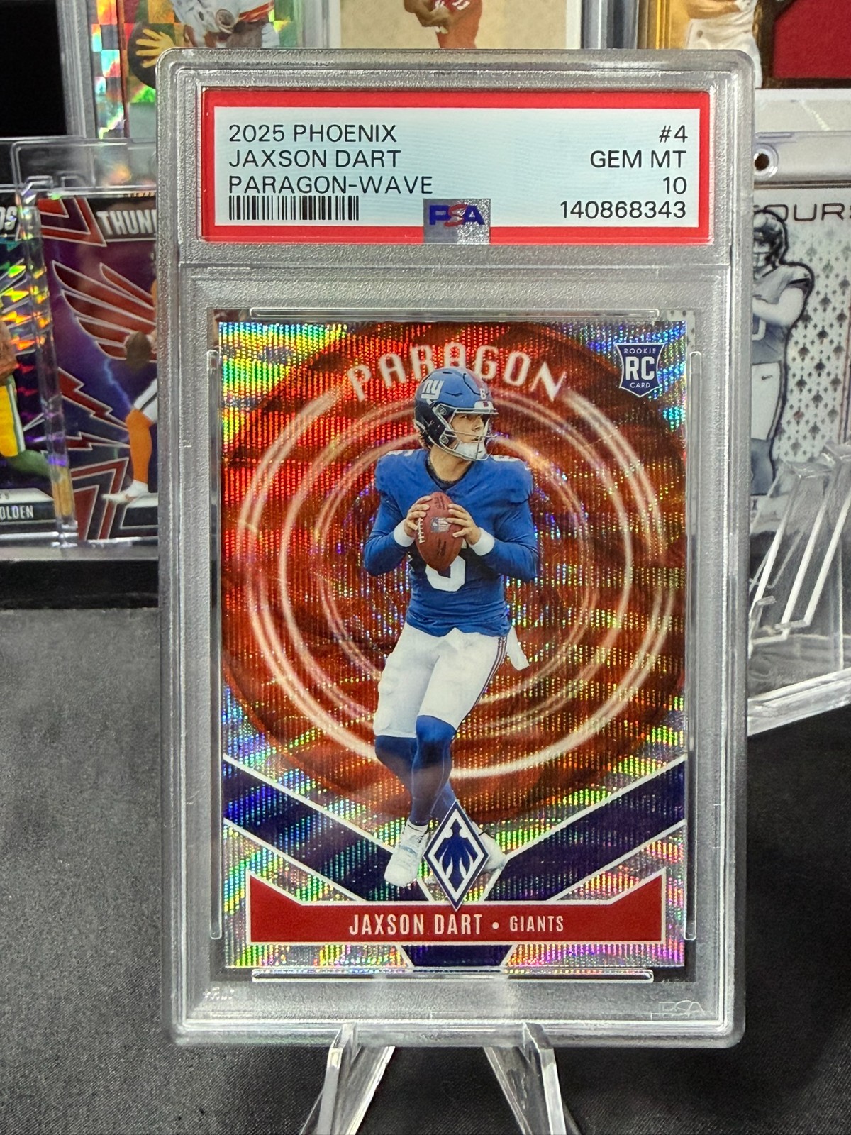Jaxson Dart Panini Phoenix Paragon #4 Wave