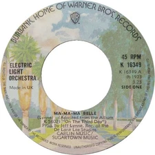 Electric Light Orchestra - Ma-Ma-Ma Belle, 7", (Vinyl)