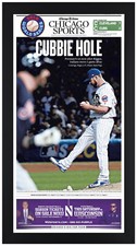 2016 Chicago Cubs GM 4 of The World Series Newspaper Reprint Framed! 10/30! B